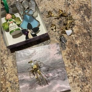 Assorted Angel pins & figures